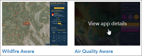 View Living Atlas app details