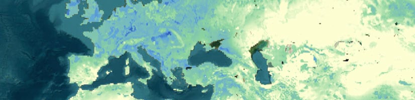 Monthly soil moisture Monthly soil moisture