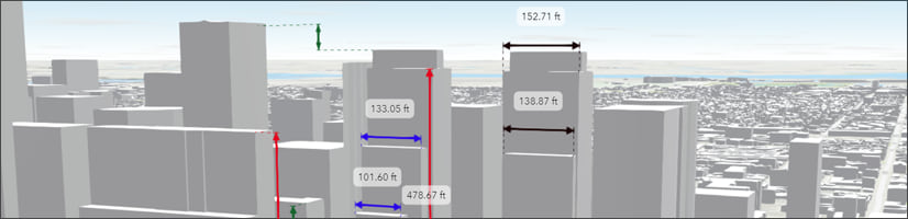 Living Atlas Open Street Map 3D buildings