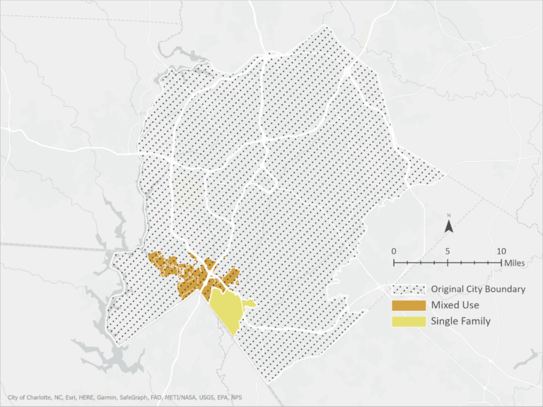 Example future rezoning and annexation plans