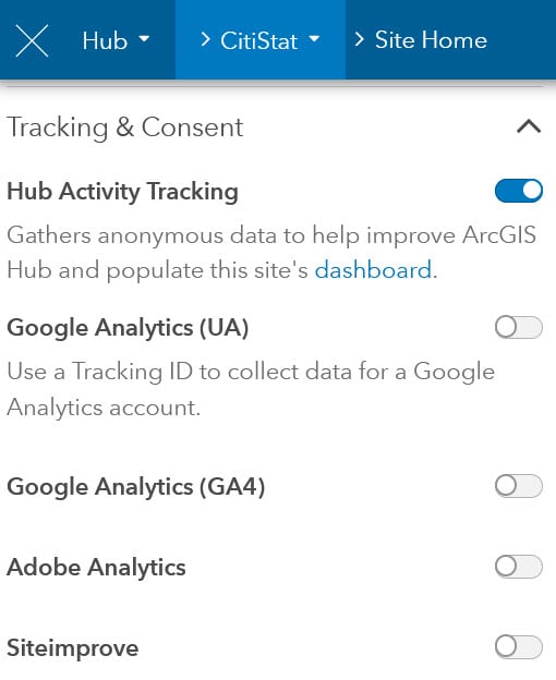 web analytics, whats new in arcgis hub