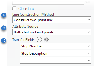 Attribute Source and Transfer Fields parameters