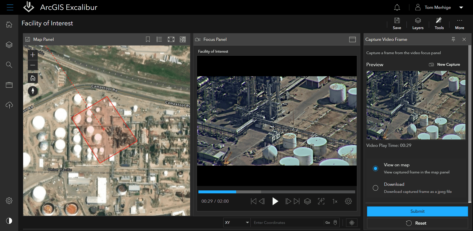 Video Server Capture Frame Tool