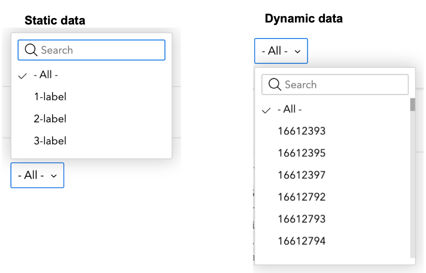 Advanced select UI component