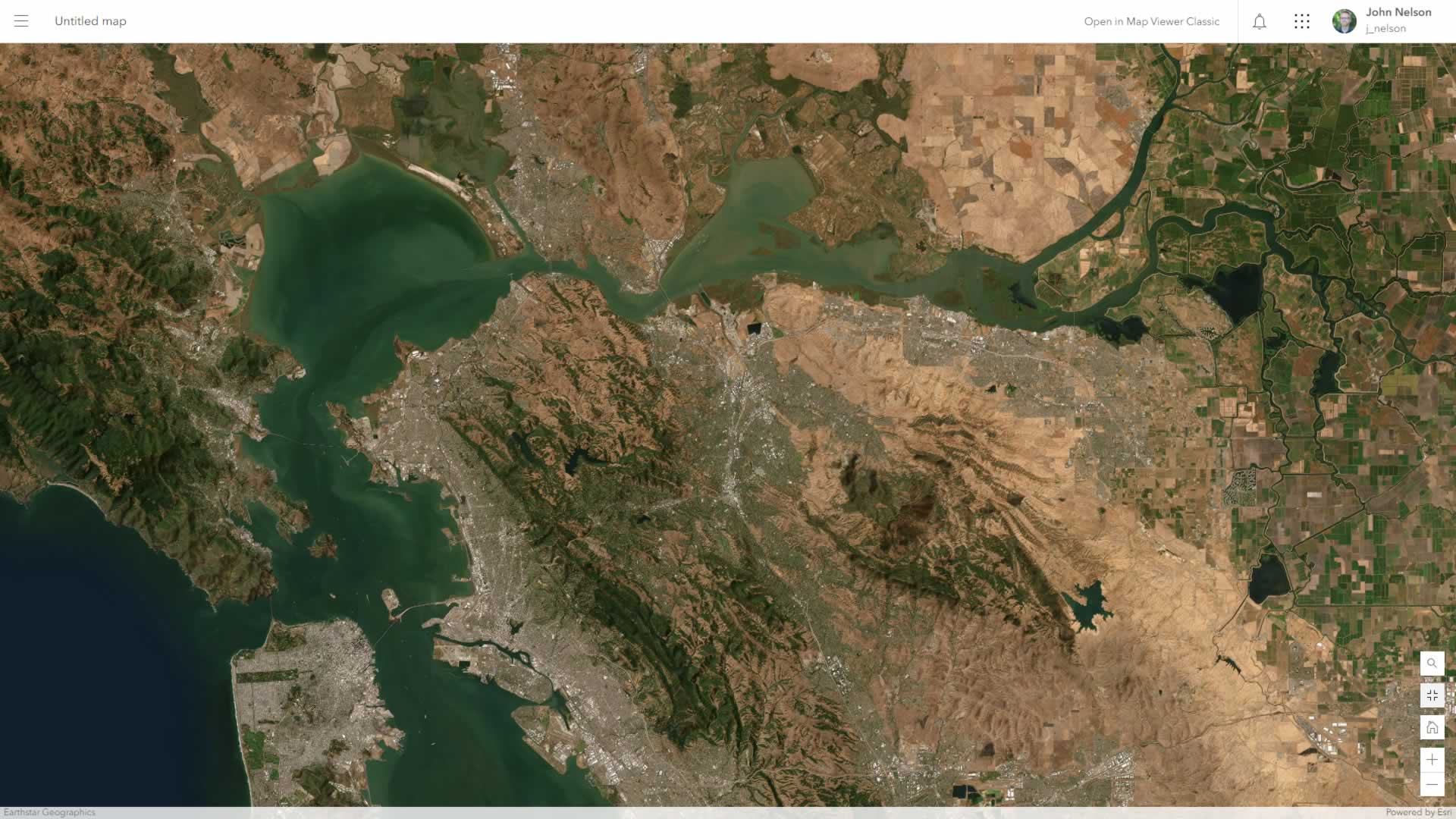 World Imagery basemap, before embossed land effect. World Imagery basemap, before embossed land effect.