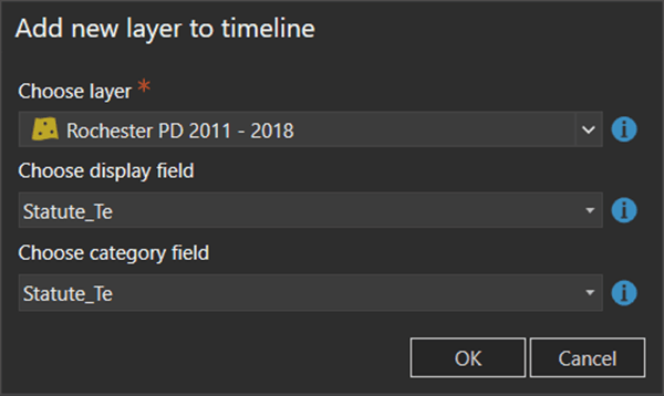 Add new layer to timeline dialog box