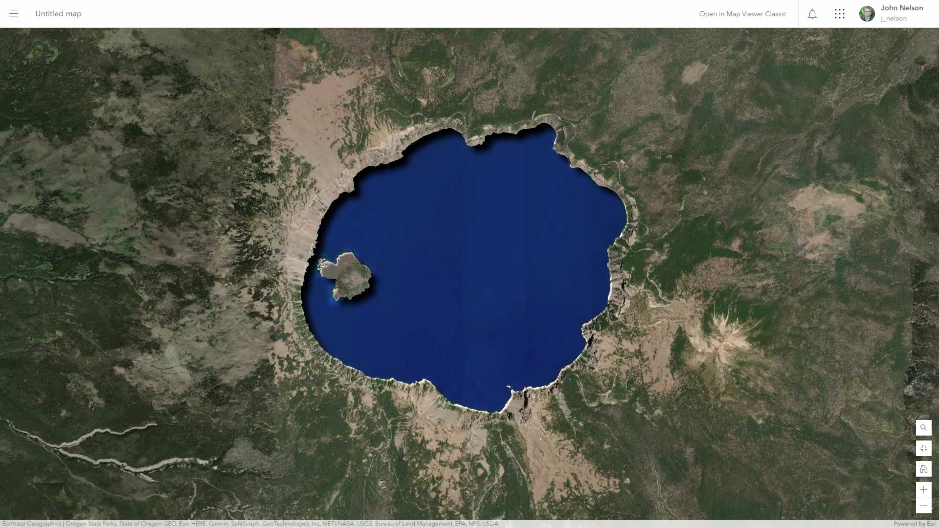 World Imagery basemap, after embossed land effect. World Imagery basemap, after embossed land effect.