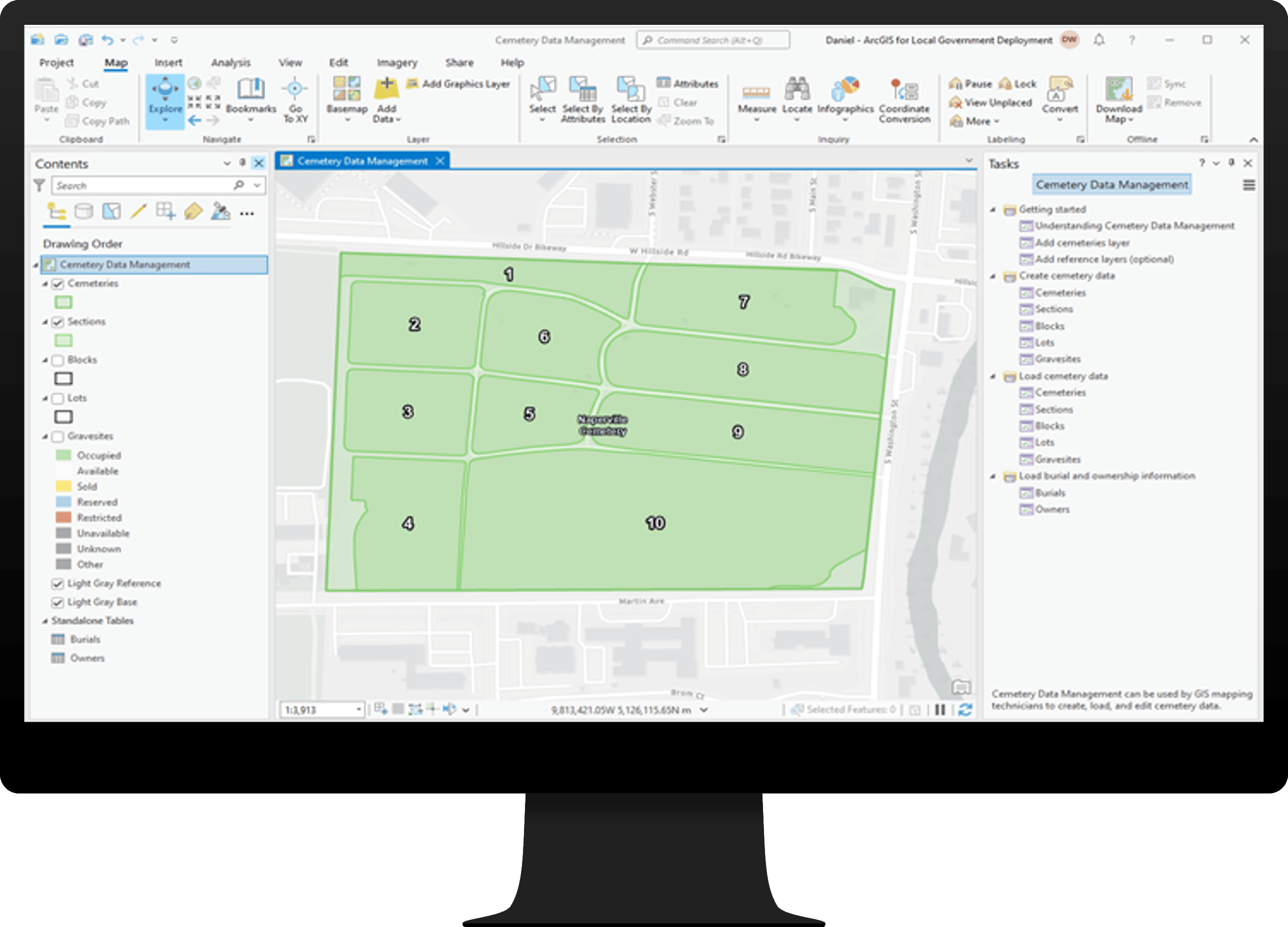 Cemetery Data Management ArcGIS Pro Project Cemetery Data Management ArcGIS Pro Project