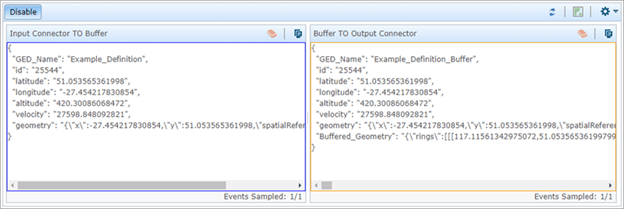 Use GeoEvent Sampler to sample and visualize your event data in GeoEvent Manager