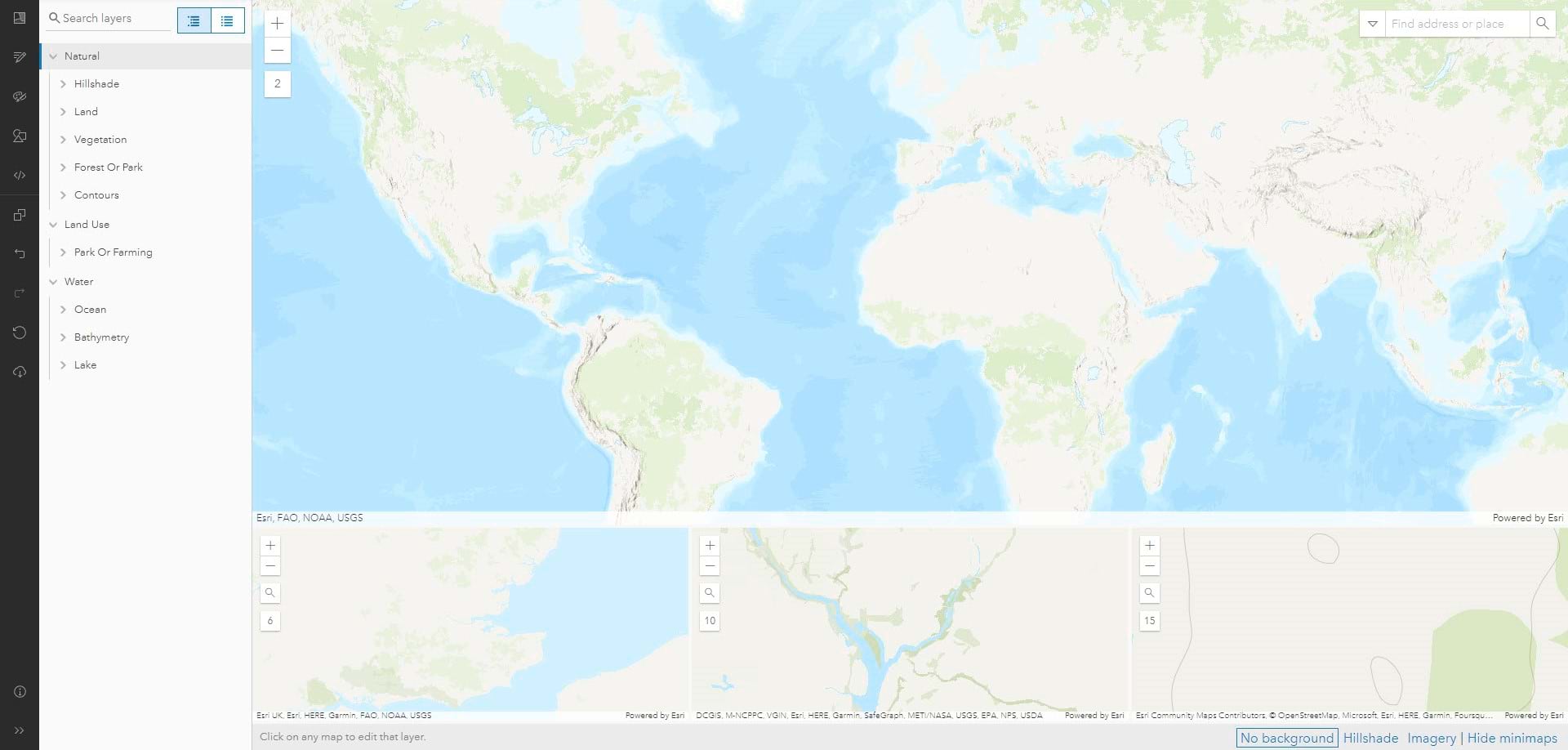 Vector Tile Style Editor interface showing the new layers available in the map. Vector Tile Style Editor interface showing the new layers available in the map.