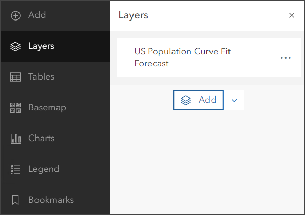 add layers button