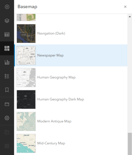 change the basemap change the basemap