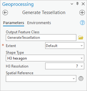Generate Tessellation tool