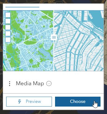 Choose Media Map