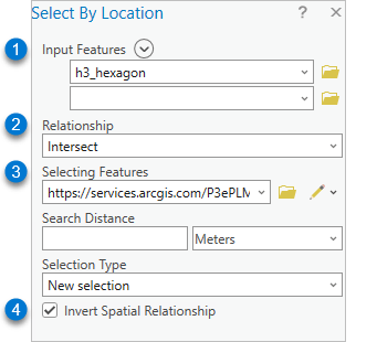 Select by Location with steps Select by Location with steps