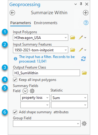 Summarize Within tool with steps