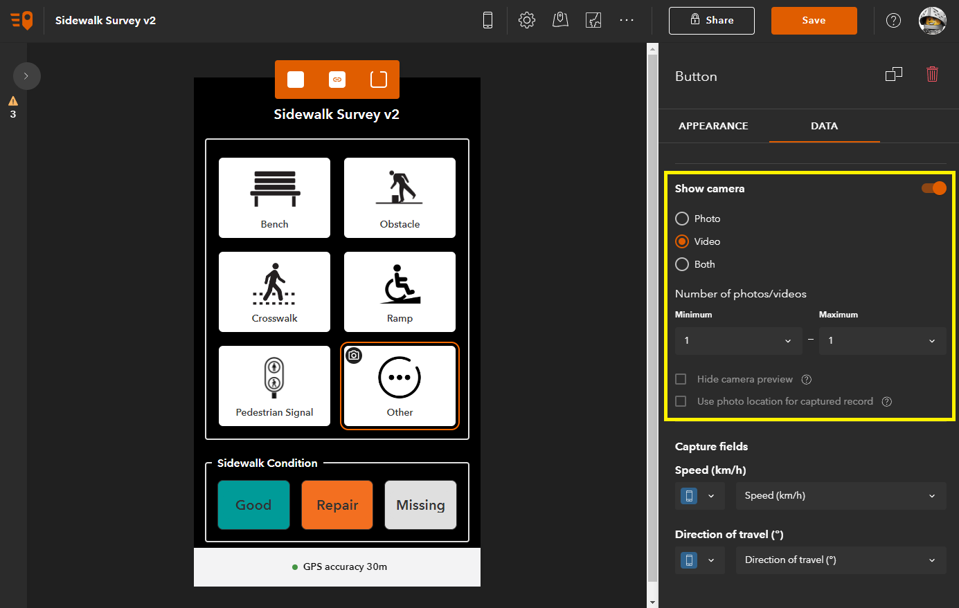 Check out the new Video option offered by the QuickCapture designer.