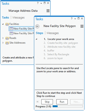 Example of Task organization and running task steps. Example of Task organization and running task steps.