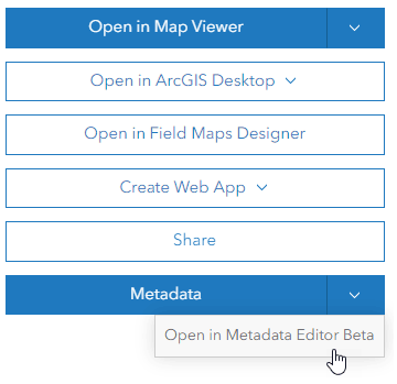 Metadata Editor Metadata Editor