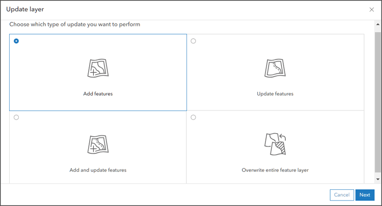 Enhanced Update layer experience Enhanced Update layer experience