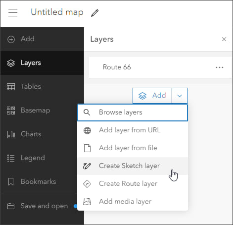 Create Sketch layer