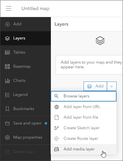 Add media layer