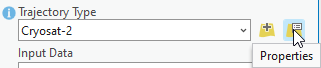 Properties button of Trajectory Type