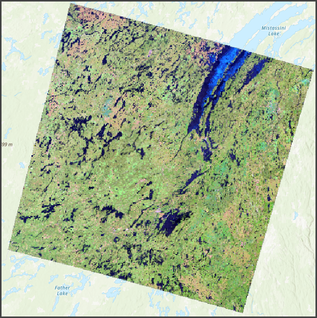 Agriculture band combination of Landsat