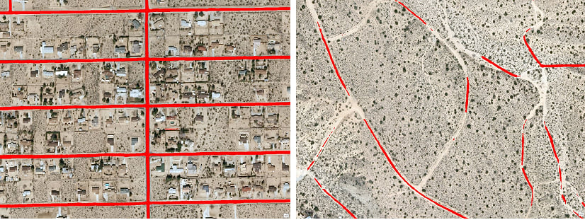 Before Transfer Learning: Paved Roads vs. Unpaved Roads and Trails