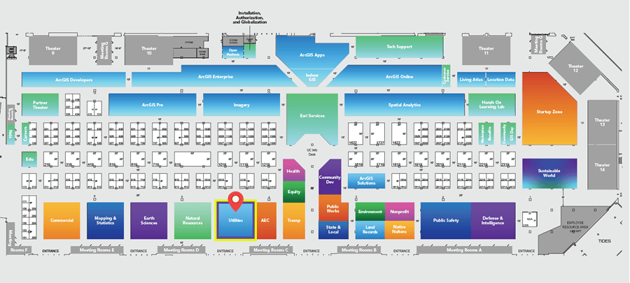 Come check out the ArcGIS Utility Network at the Utilities Industry Island during the Expo!