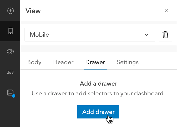 Adding a drawer Adding a drawer