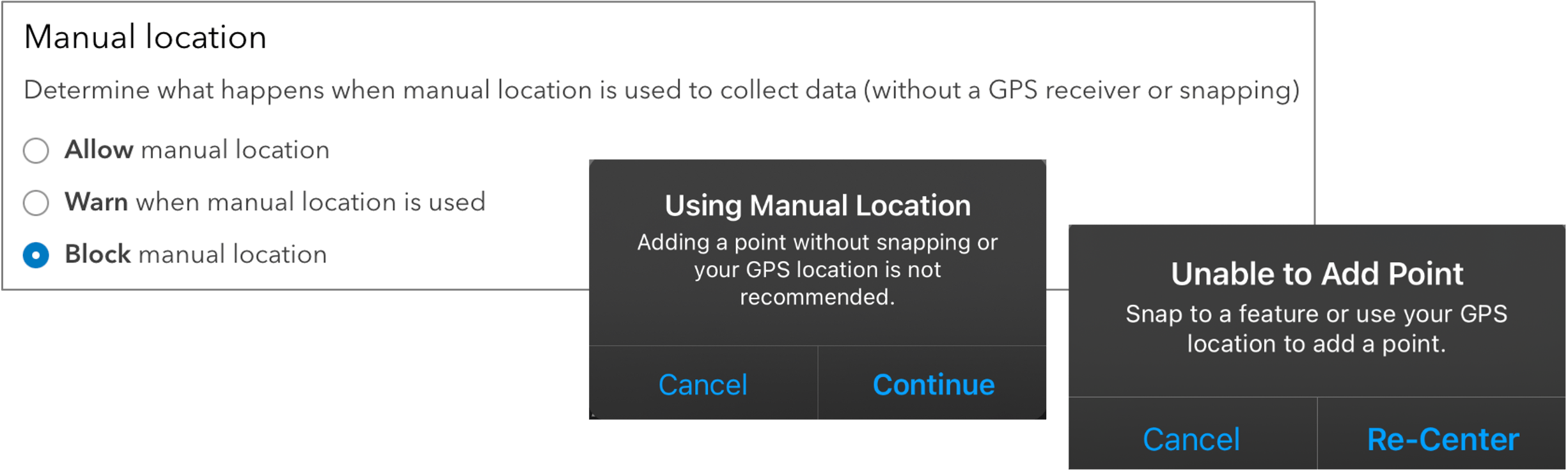 New manual collection setting. New manual collection setting.