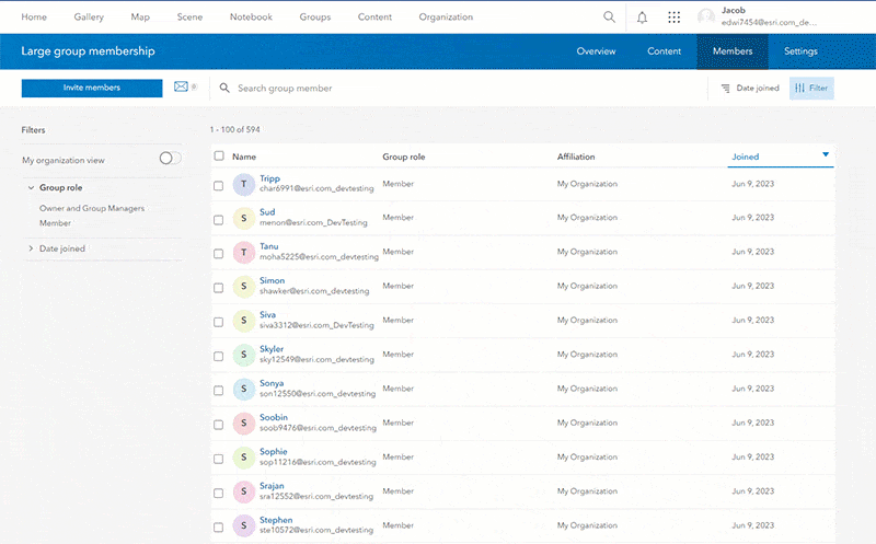 Use additional member management tools within groups