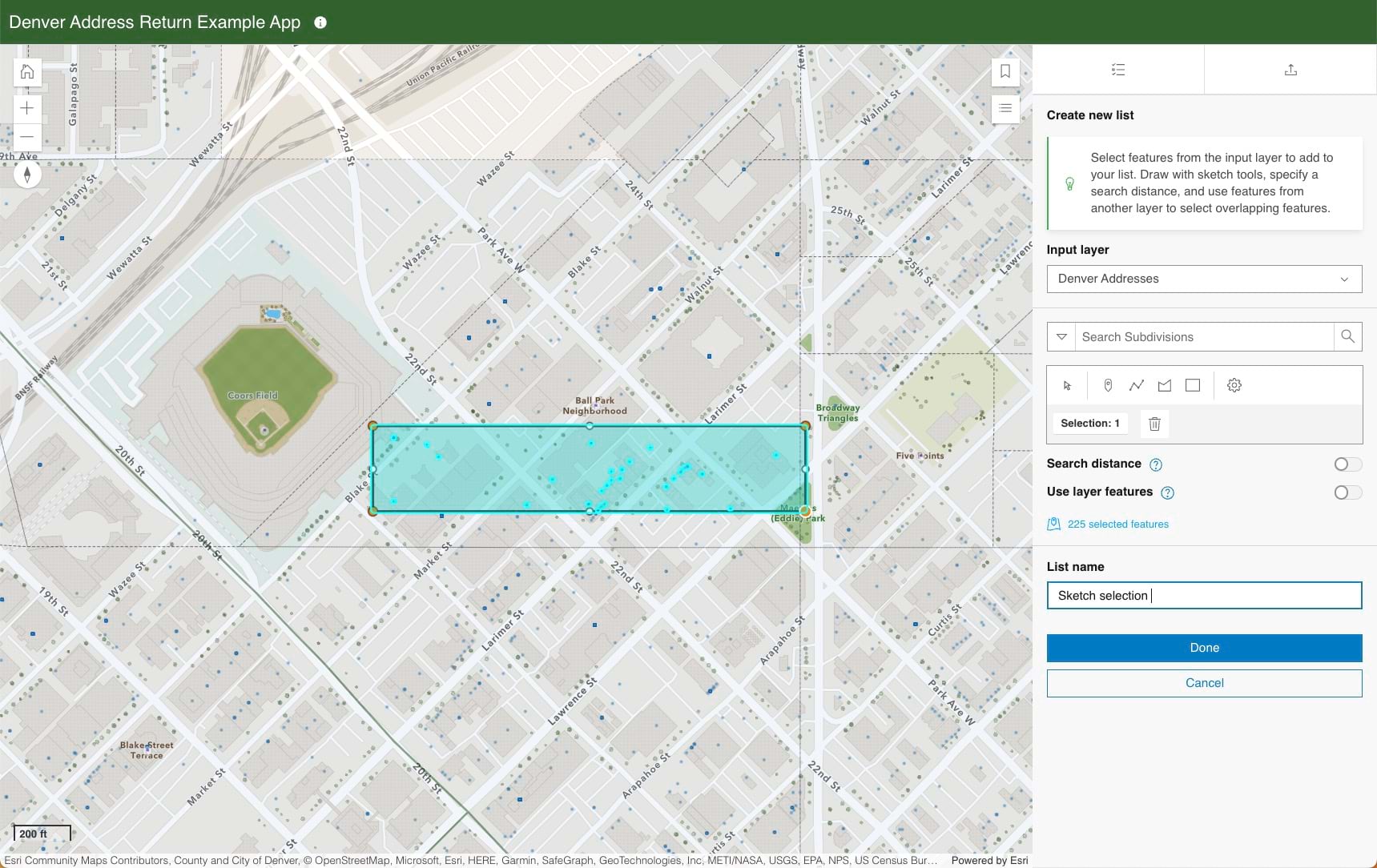 Screenshot of using sketch in a sample Public Notification app Screenshot of using sketch in a sample Public Notification app