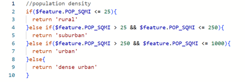 Arcade expressions showing difference between IIF() statement and If() statement