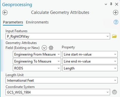 Calculate measure attributes