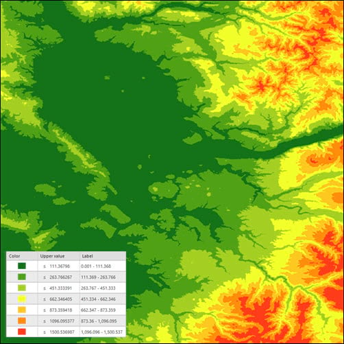 Digital Elevation Model (DEM)