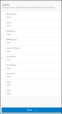 Adding Line Notes as the layer to include in the View Layer.