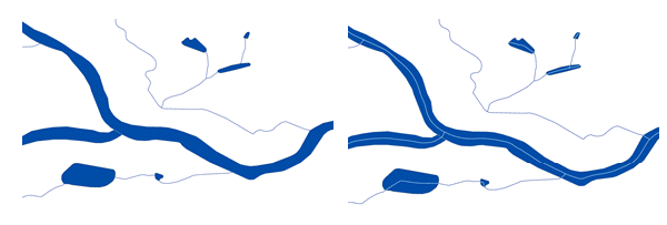 ST_Centerline to create a centerline from narrow polygons