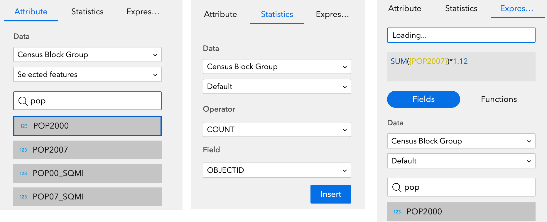 SQLExpressionBuilder component