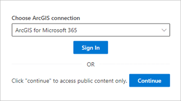 ArcGIS for SharePoint choose ArcGIS connection wizard