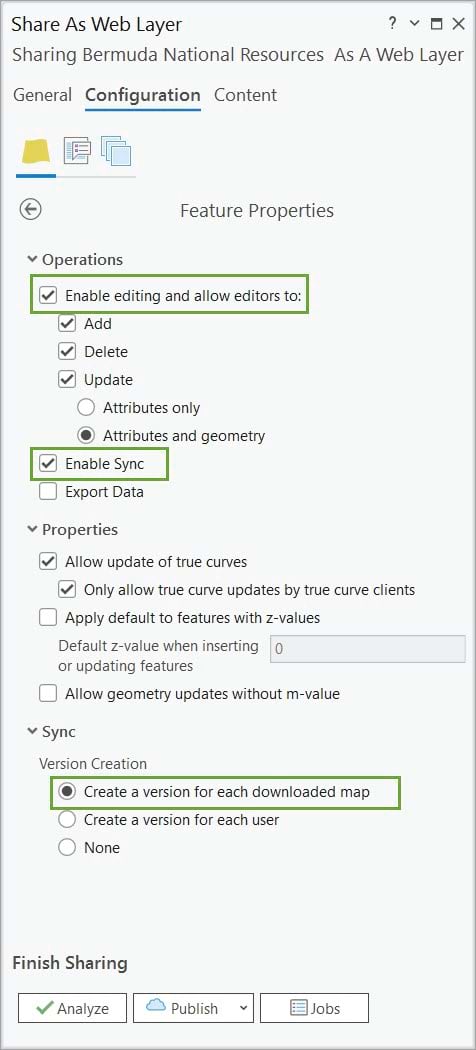 Enable feature sync capability