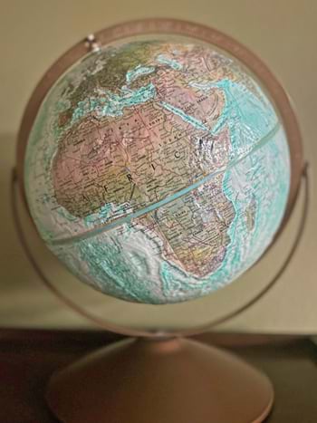 My first globe