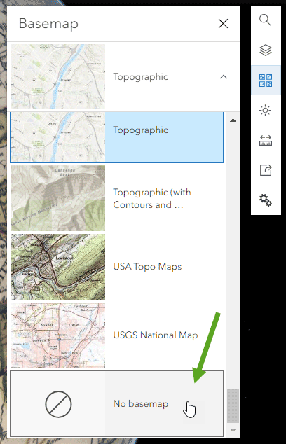 Remove basemap Remove basemap