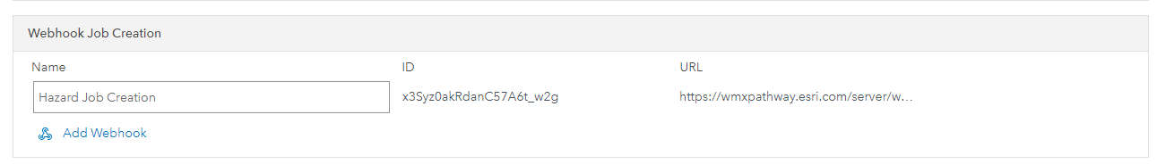 Workflow Manager created webhook for job creation Workflow Manager created webhook for job creation