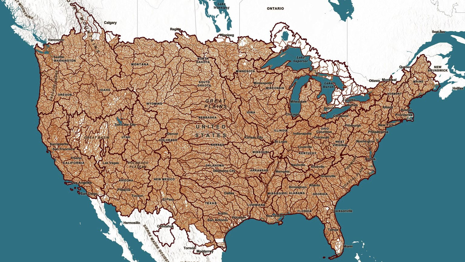 The Watershed Boundary Dataset, now serving in the Living Atlas of the World