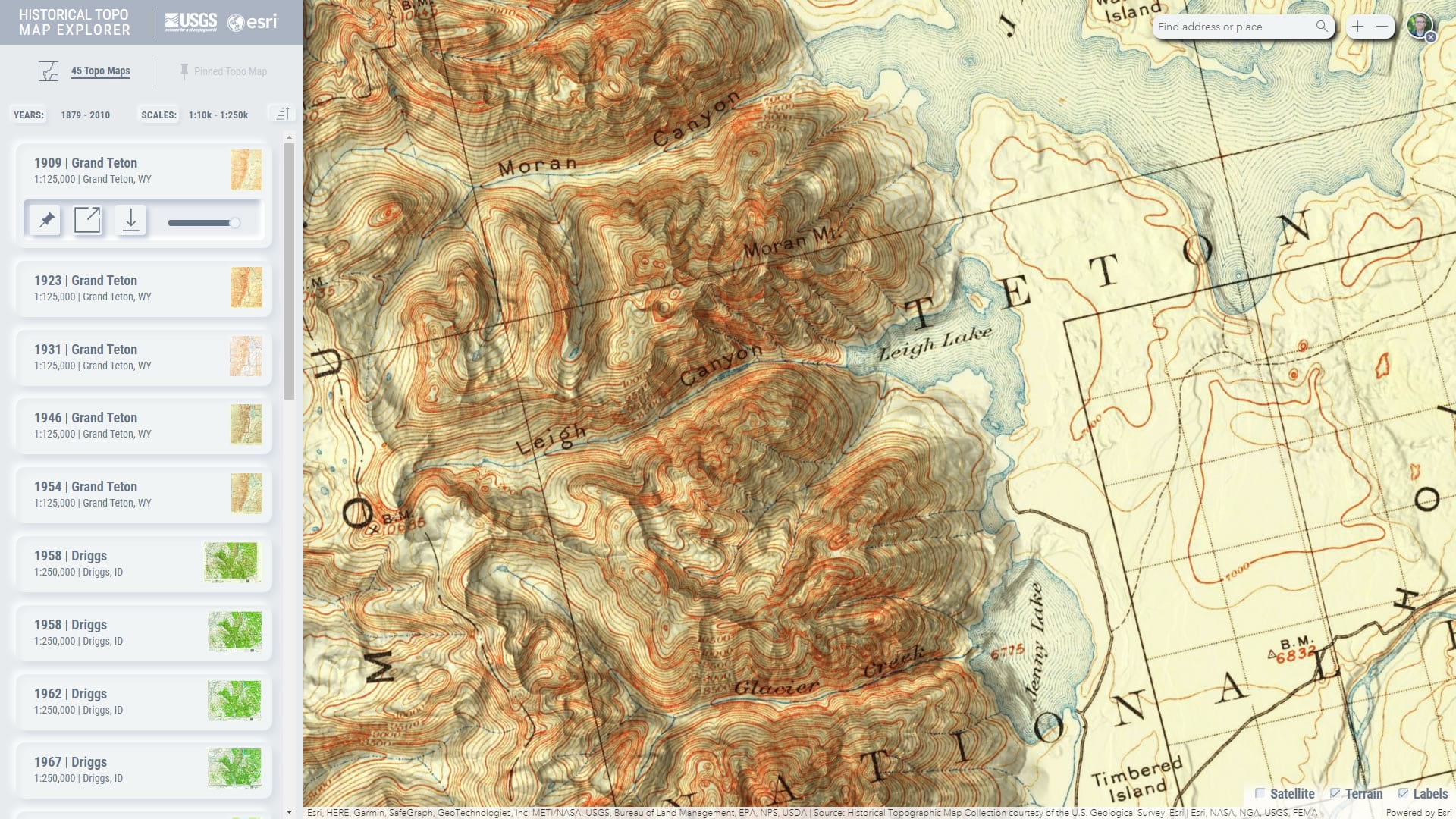USGS Topo Map Explorer