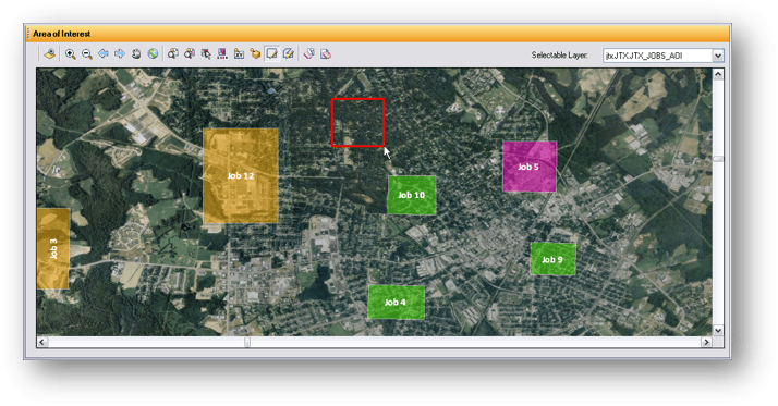 ArcGIS Workflow Manager Classic areas of interest