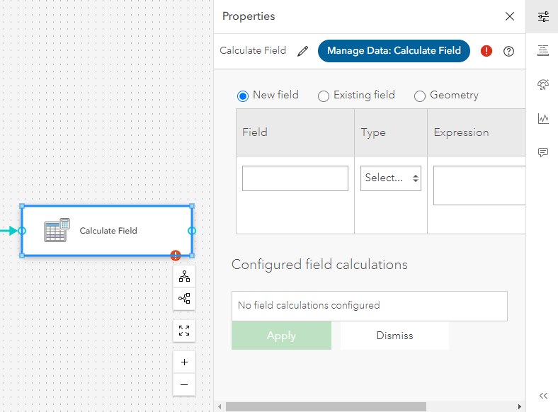 Old analytic tool configuration experience