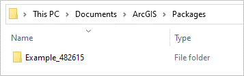 Project package folder Project package folder